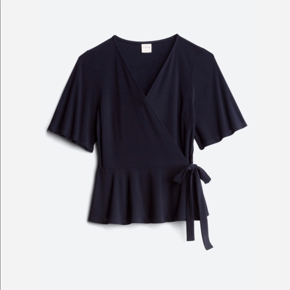 Kaleigh Surah Wrap Knit Top